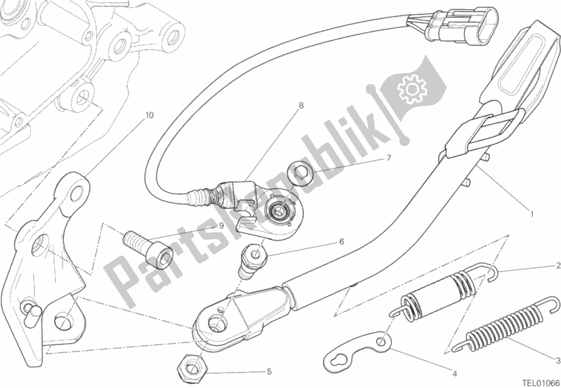 Todas las partes para Costado de Ducati Monster 797 Brasil 2020